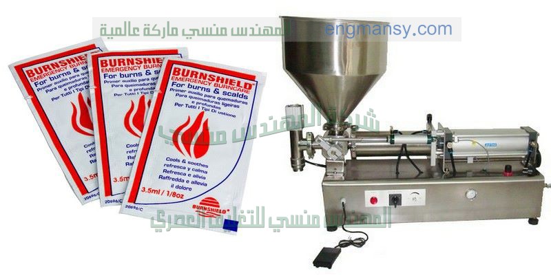 تعبئة جل الشعر في اكياس