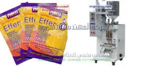 ماكينة تعبئة اكياس صوص المشروم وتعبئ صوص الشيكولاته