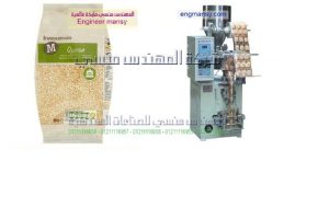 ماكينة تعبئة اللب مضاف عليها طابعة تاريخ