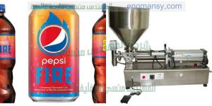 ماكينة تعبئة سوائل نصف اوتوماتيك   