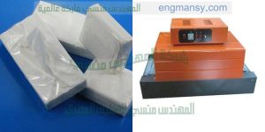 ماكينة تغليف شرنك لتغليف المناديل الورقية والورق