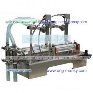 ماكينة تعبئة الخل والمياه والزيوت فى عبوات