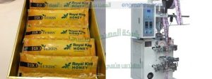 ماكينة تعبئة العسل فى اكياس بلاستيكية صغيرة تعمل ببستم