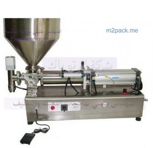 ماكينة تعبئة عصير و جراكن الزيوت او عبوات المياه كبيره الحجم