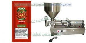ماكينة تعبئة معجون الصلصة في اكياس