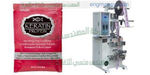 ماكينة تعبئة وتغليف سوائل اوتوماتك مع بساتم ميكانيكا