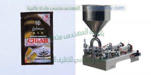 ماكينة تعبئة اكياس شامبو وكاتشب