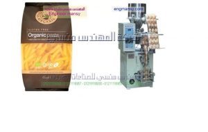ماكينة تعبئة اللب الخشب فى اكياس من شركة المهندس منسي لماكينات التعبئة و التغليف