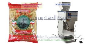 ماكينة تعبئه السكر والارز والحمص والمكرونه والعدس والفول   