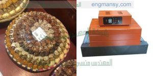 تغليف علب الحلويات بالسلوفان الحرارى من شركة المهندس منسى ام توباك