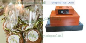 تغليف علب الحلويات بالسلوفان الحرارى من شركة ام توباك المهندس منسى